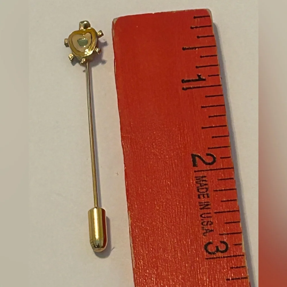 Turtle Gold Tone Stick Pin Vintage‎